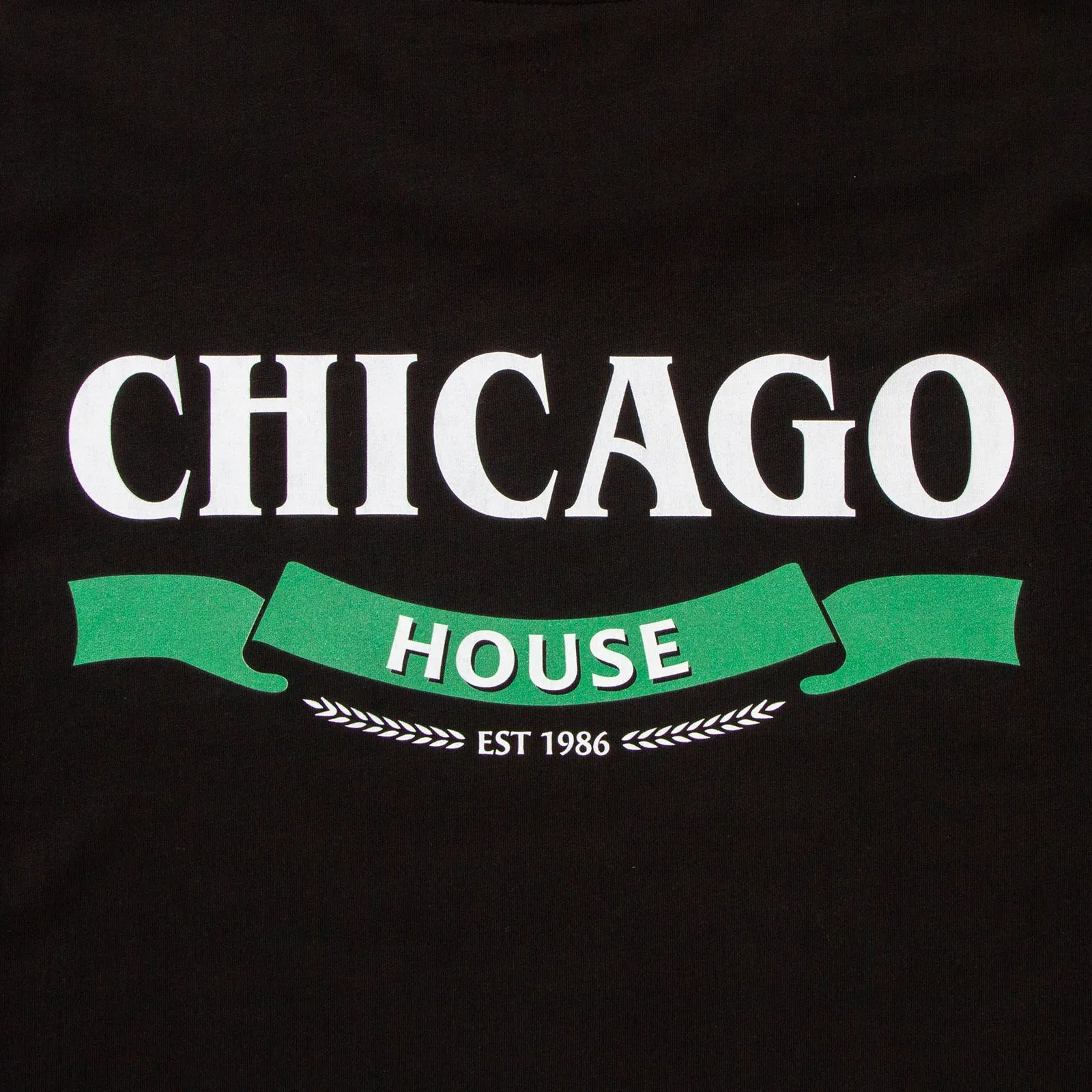 Chicago House Especial Back Print - Tshirt - Black