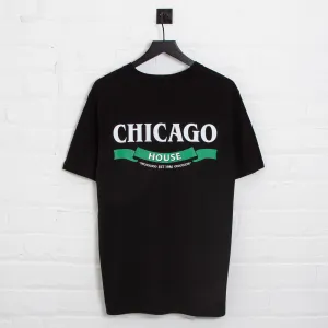 Chicago House Especial Back Print - Tshirt - Black