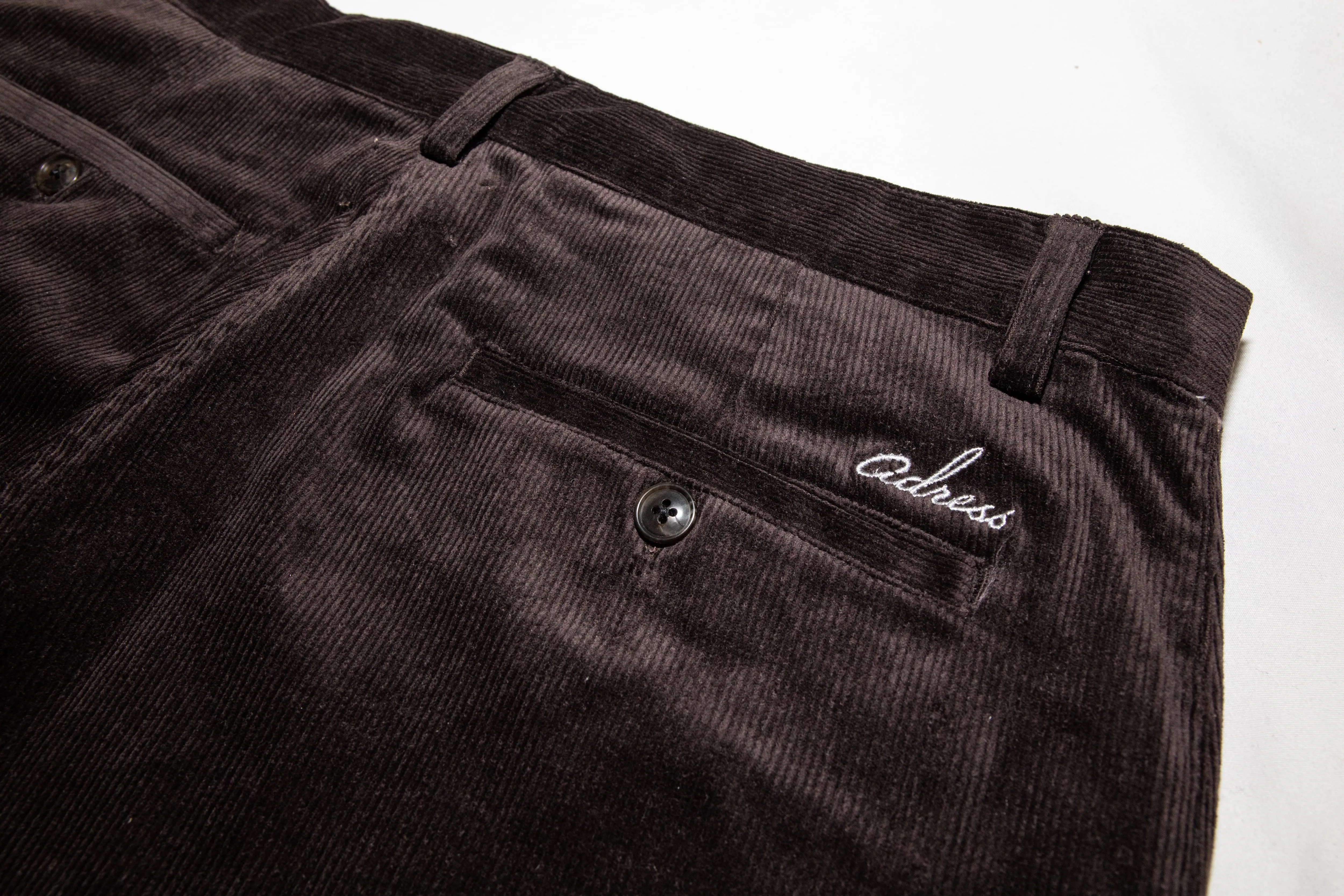 CORDUROY PANTS BROWN