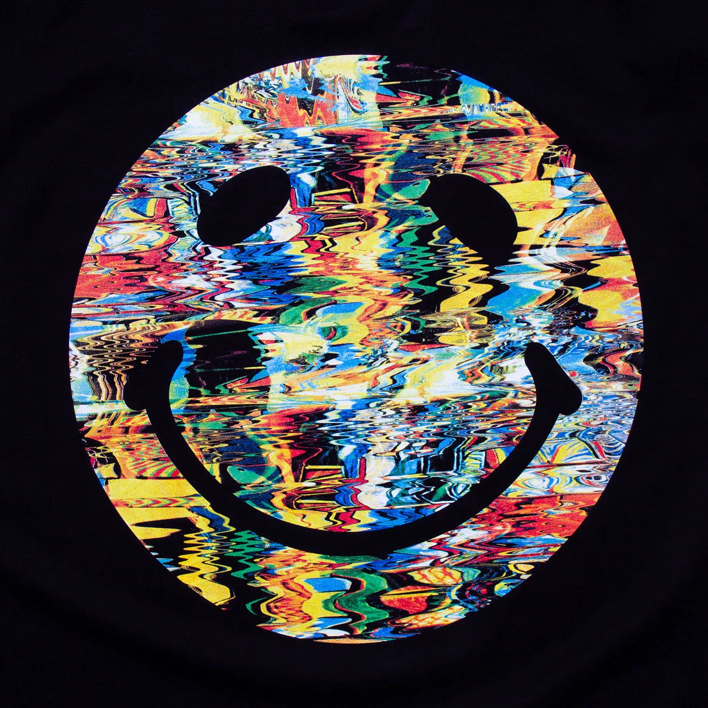 Crest Smiley Colour Blast - Tshirt - Black