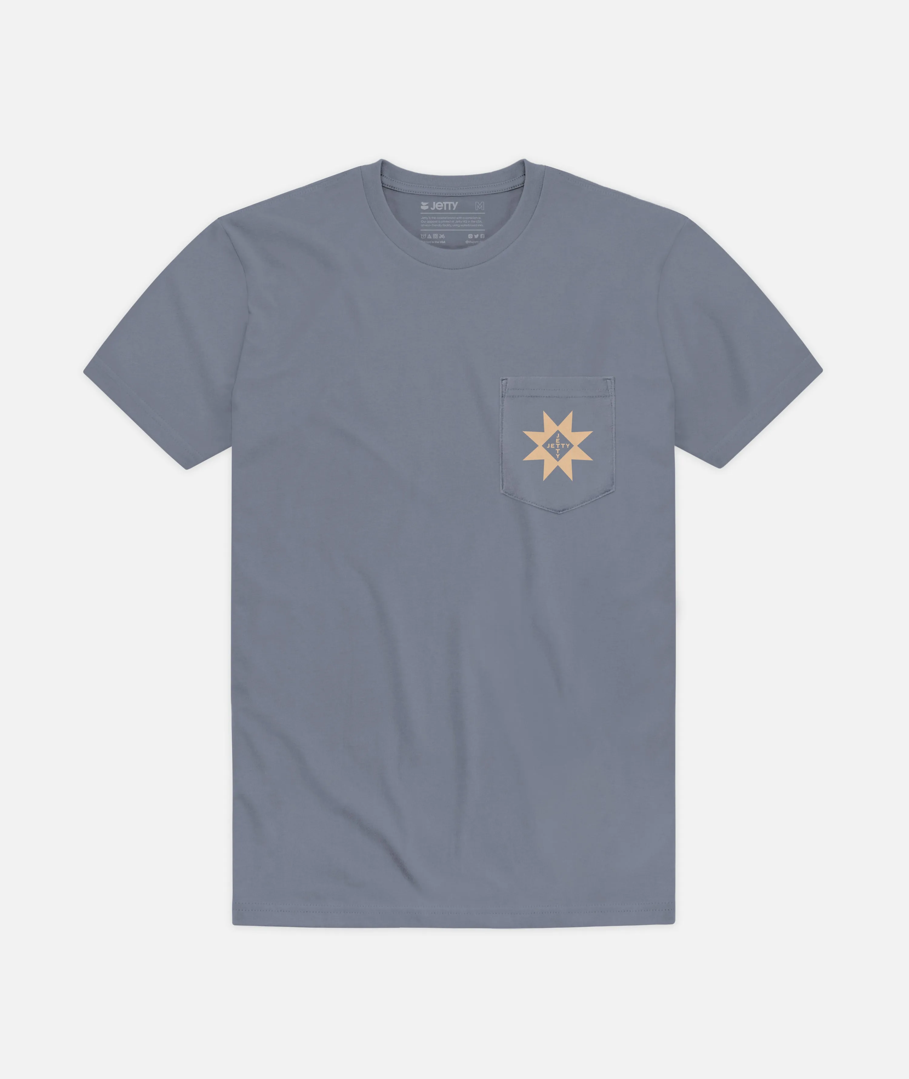 Desert Sun Pocket Tee - Fog