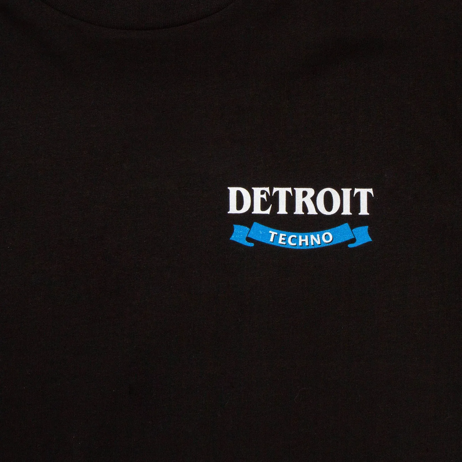 Detroit Techno Especial Back Print - Tshirt - Black