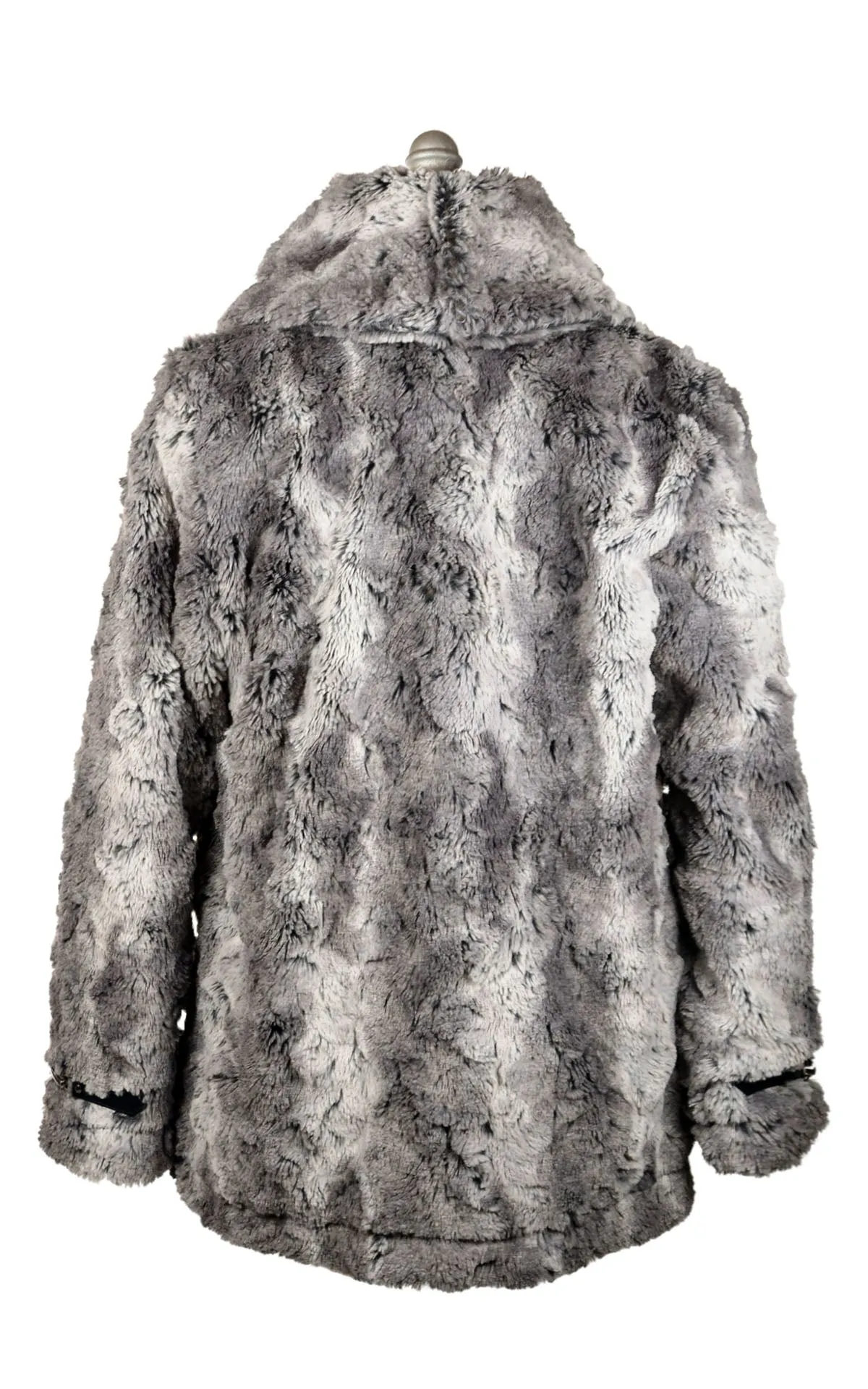 Dietrich Coat - Luxury Faux Fur in Seattle Sky (One Medium Left!)