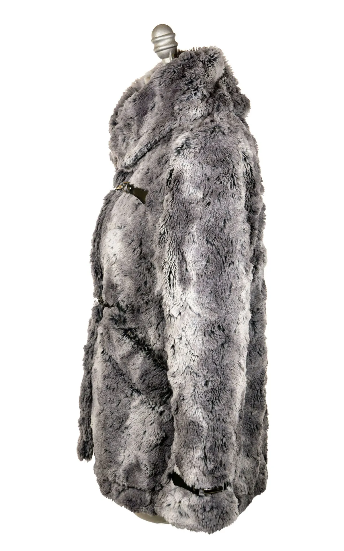 Dietrich Coat - Luxury Faux Fur in Seattle Sky (One Medium Left!)