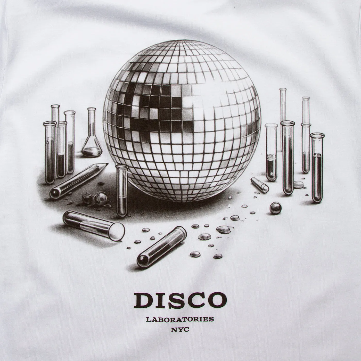 Disco Labs NYC Back Print - Tshirt - White