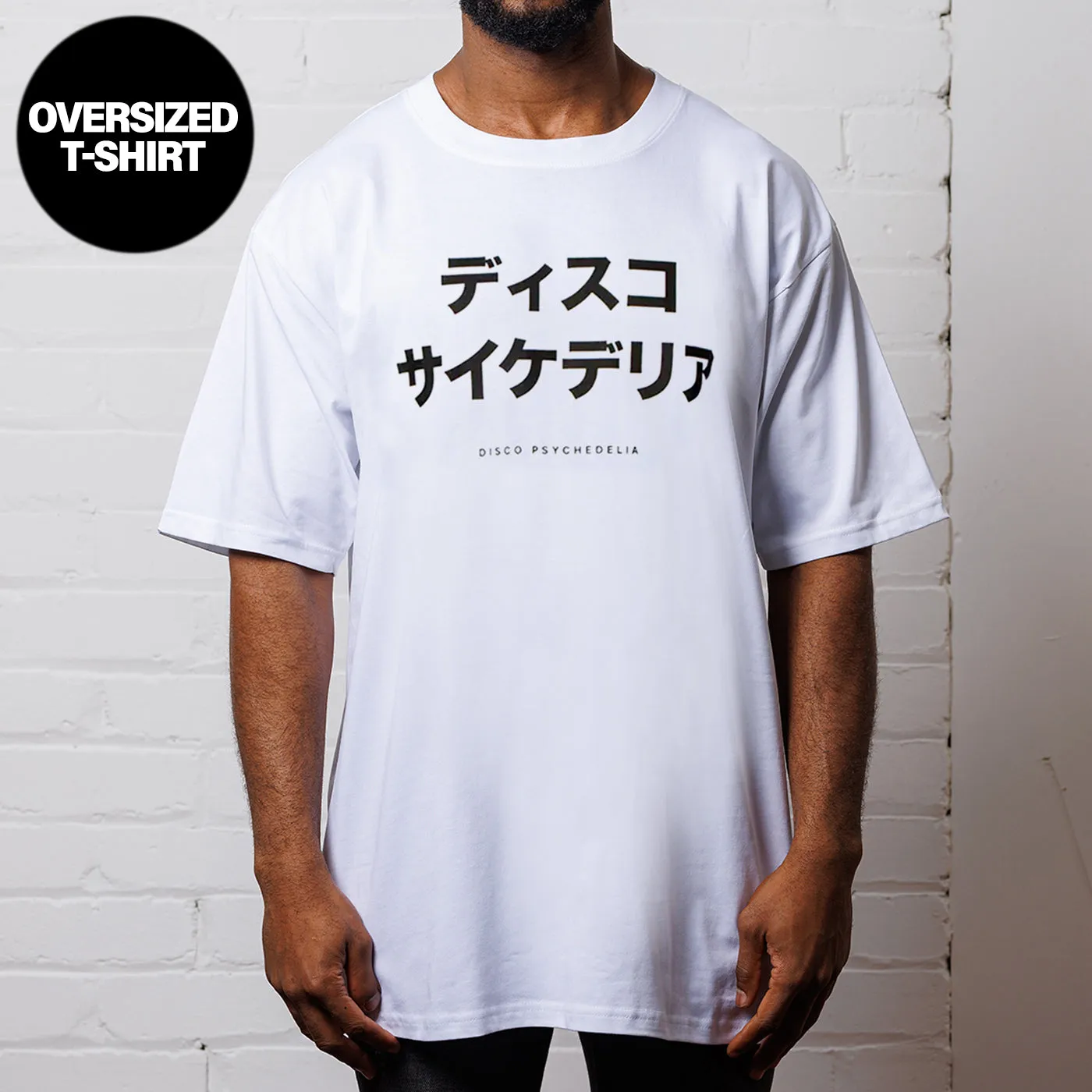 Disco Psychedelia - Oversized Tshirt - White