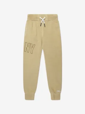 DKNY Kids Logo Joggers in Beige