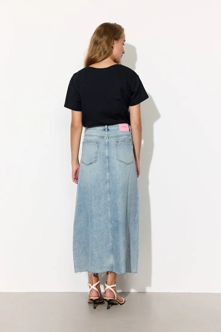 Dolly Denim Skirt - Light Denim