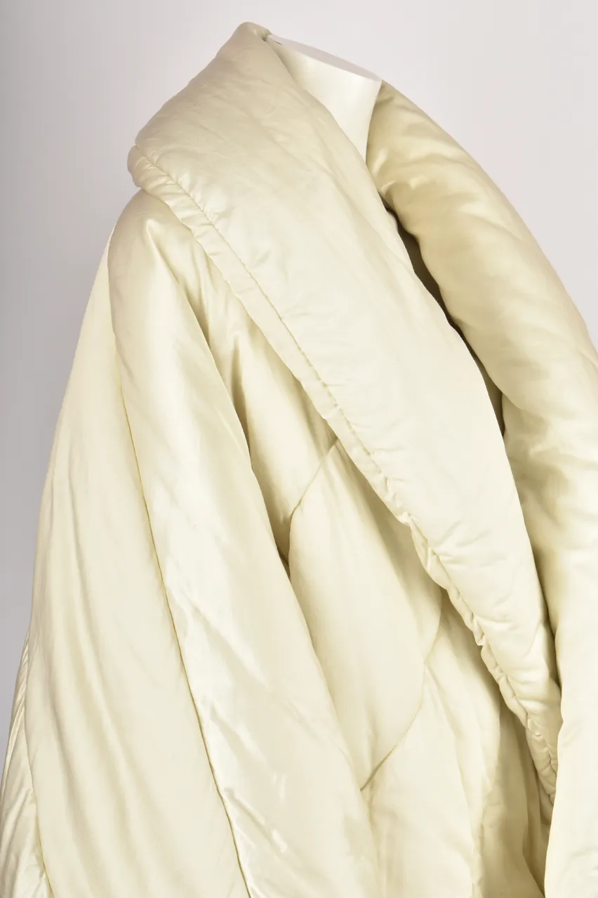 DRIES VAN NOTEN A/W 2023 OVERSIZED SATIN PUFFER COAT