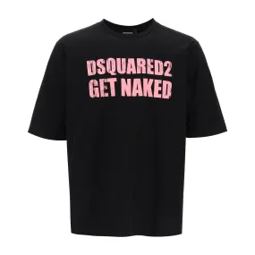 Dsquared2 skater fit printed t-shirt