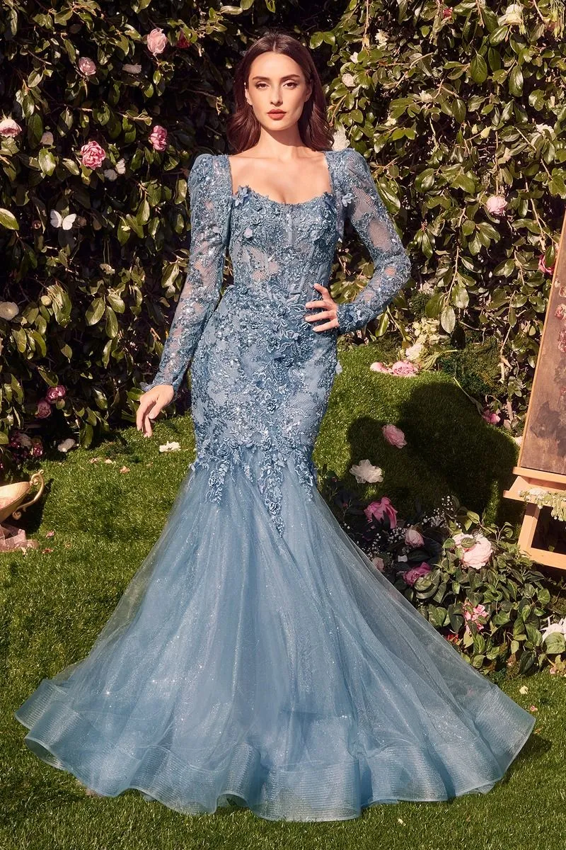 DYNASTY LACE MERMAID GOWN CDMA101