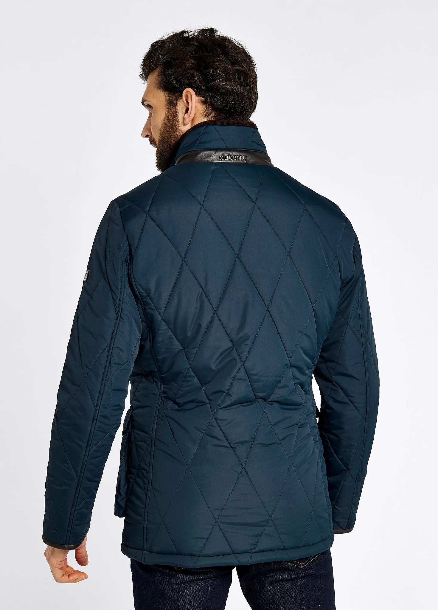 Farmley Men’s Quilted Jacket - Navy