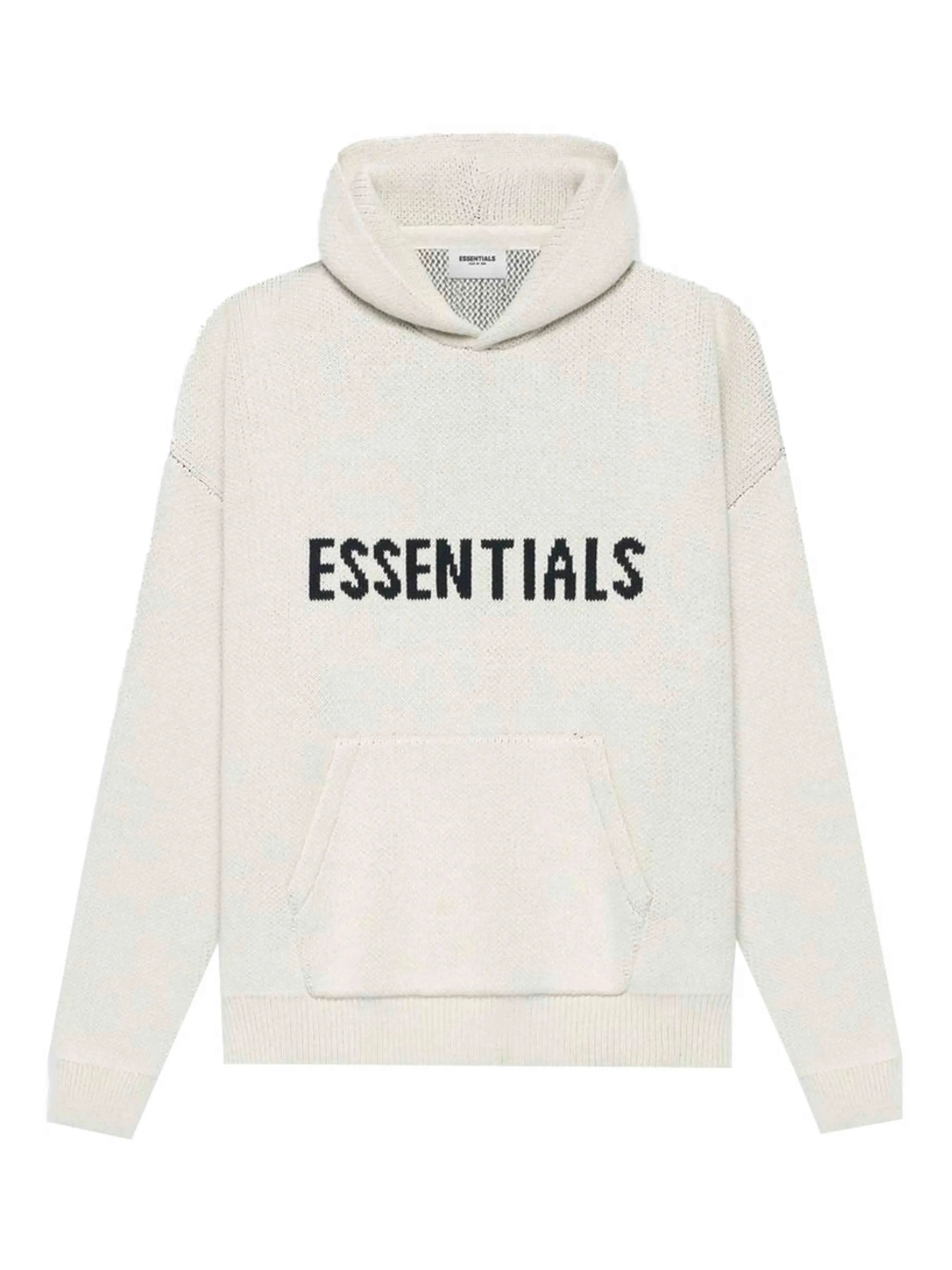 Fear Of God Essentials Knit Pullover Hoodie Buttercream [SS21]