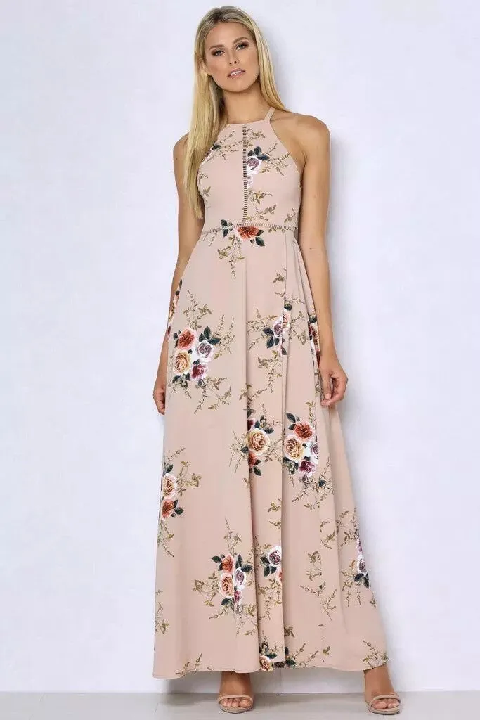 Floral Slit Maxi Dress