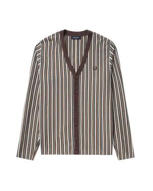 Fred Perry Fine stripe cardigan