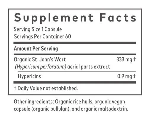 Gaia Herbs St. John's Wort 60 VegCap