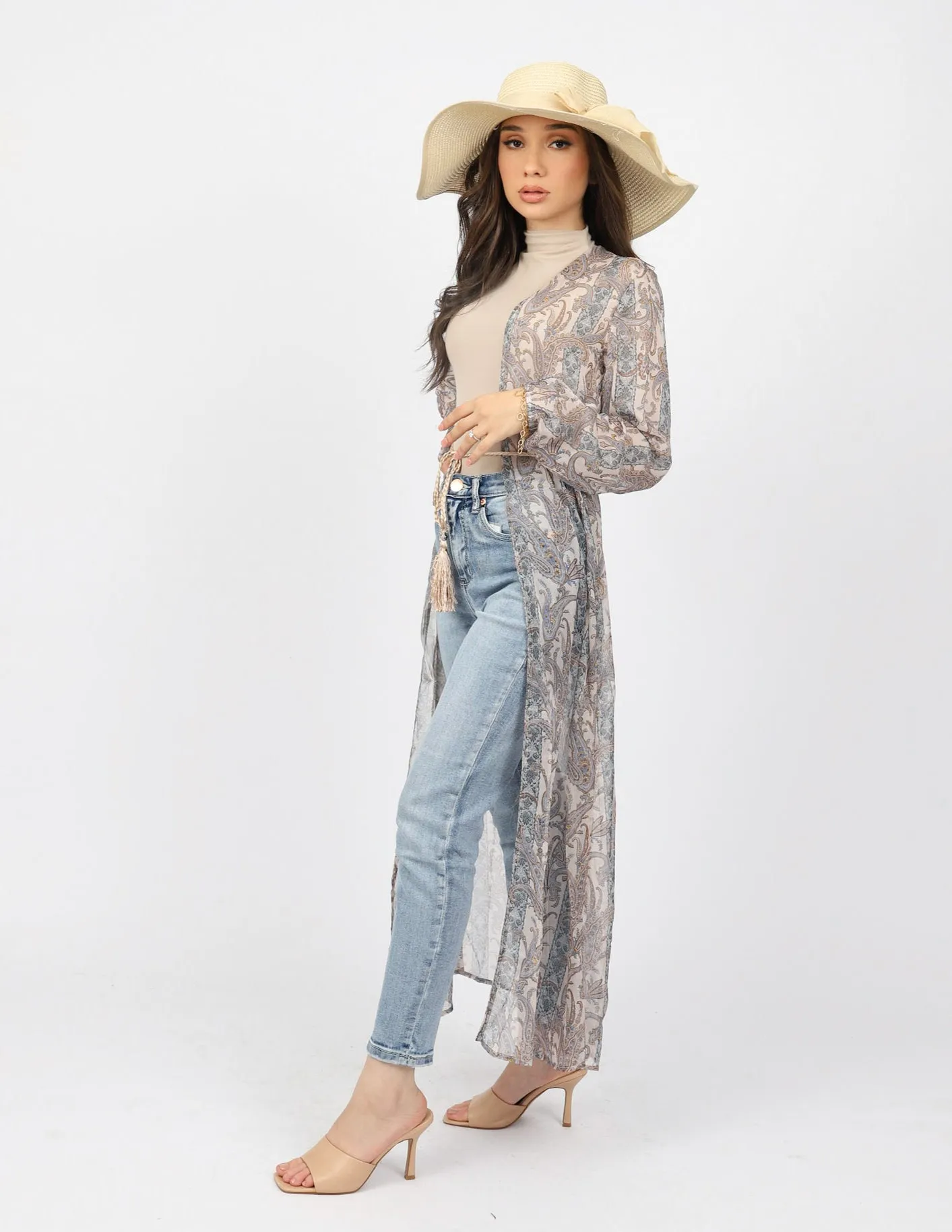 Gloria Paisley Cardigan Lightweight