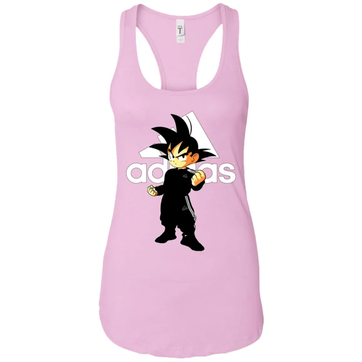 Goku Treding Adidas White T-shirt Women Tank Top