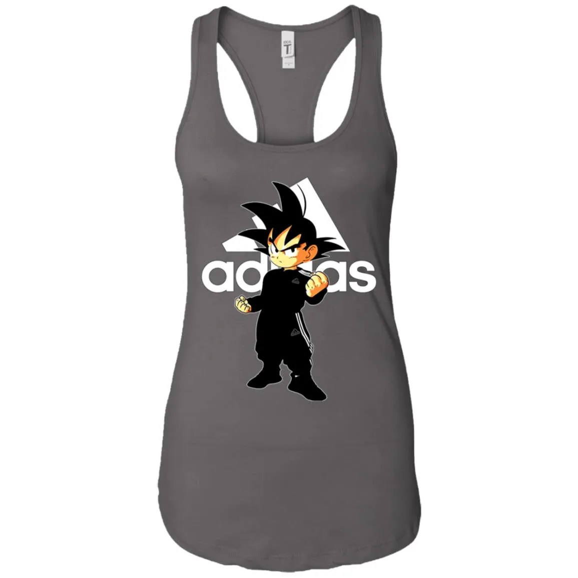 Goku Treding Adidas White T-shirt Women Tank Top