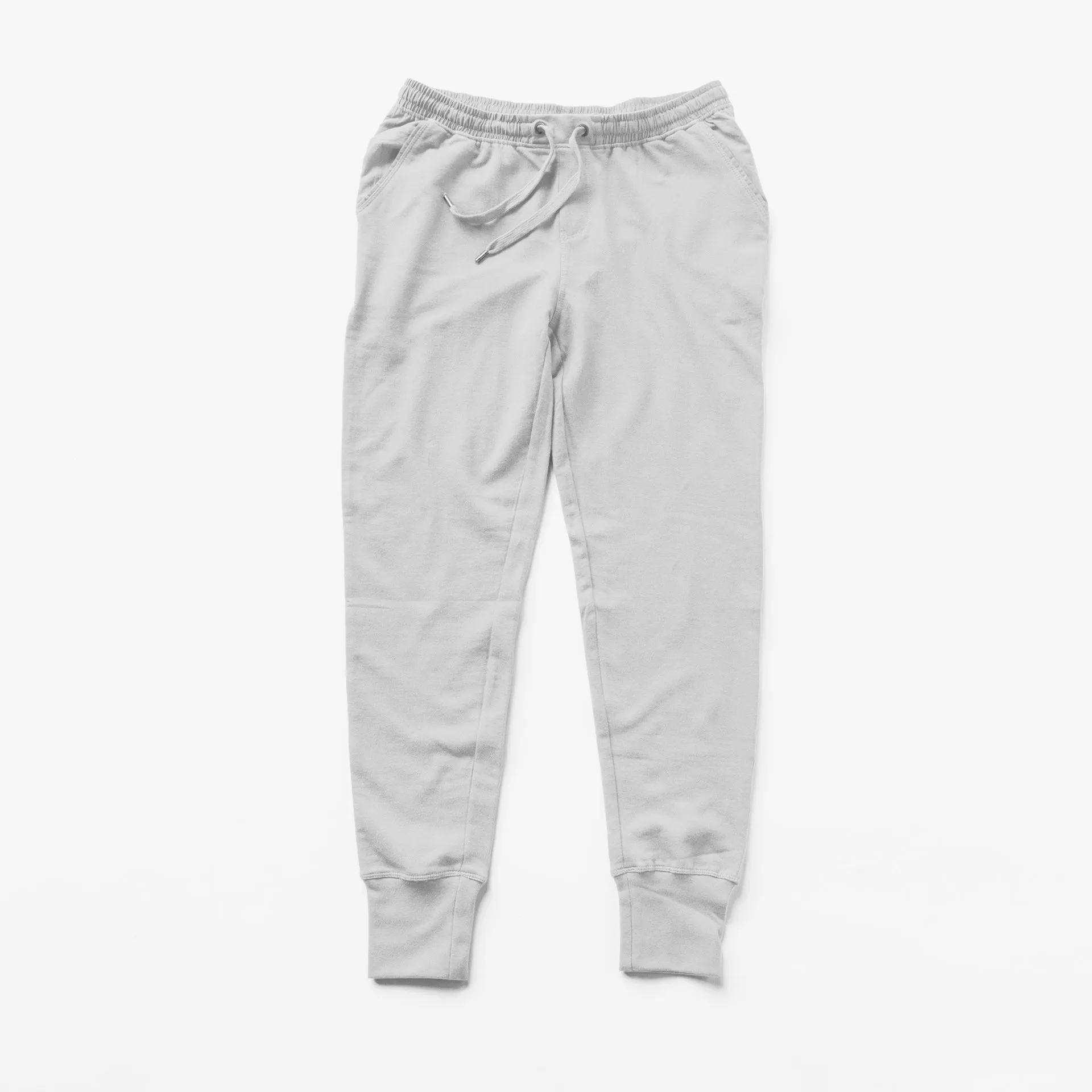 Grey cotton joggers for Men