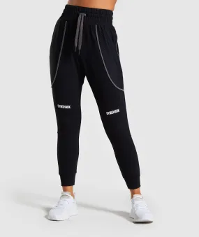 Gymshark Movement Mesh Joggers - Black