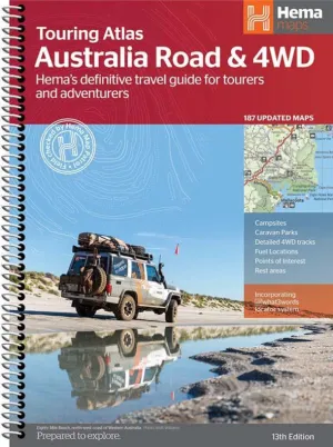 Hema Australia Road and 4WD Touring Atlas | 215 x 297mm