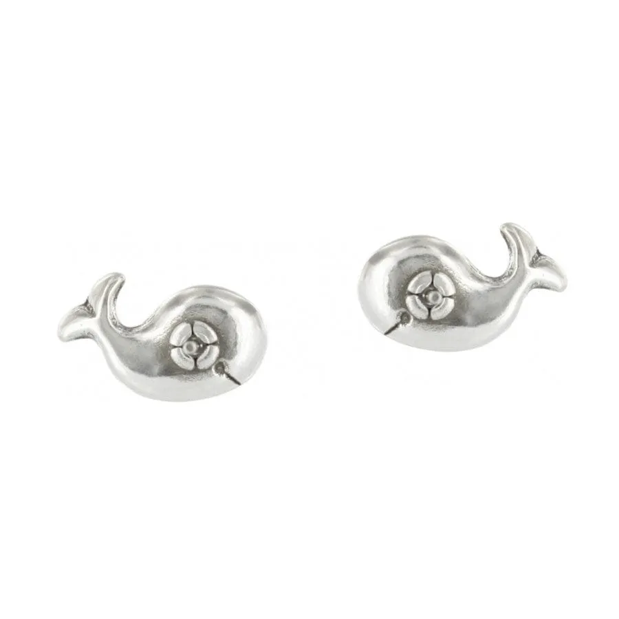 Humphrey The Whale Mini Post Earrings