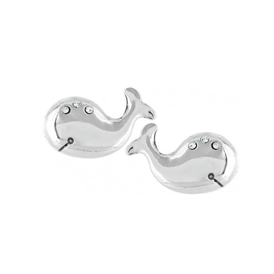 Humphrey The Whale Mini Post Earrings