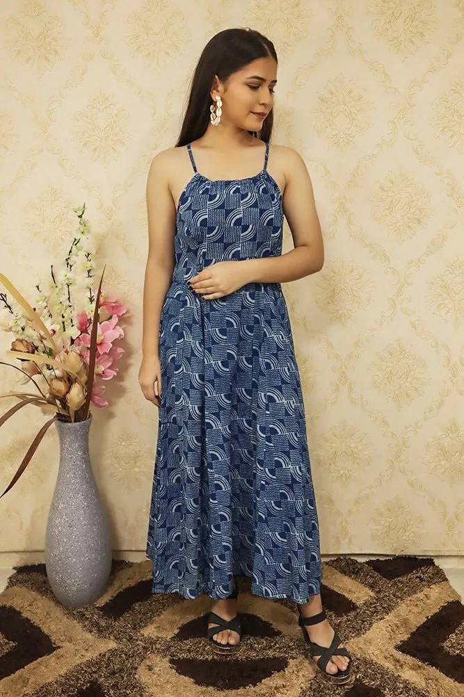 Indigo Maxi Dress