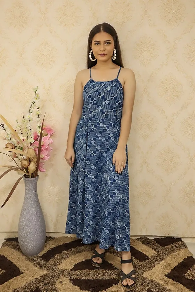 Indigo Maxi Dress