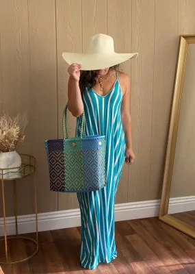 Jade Striped Maxi