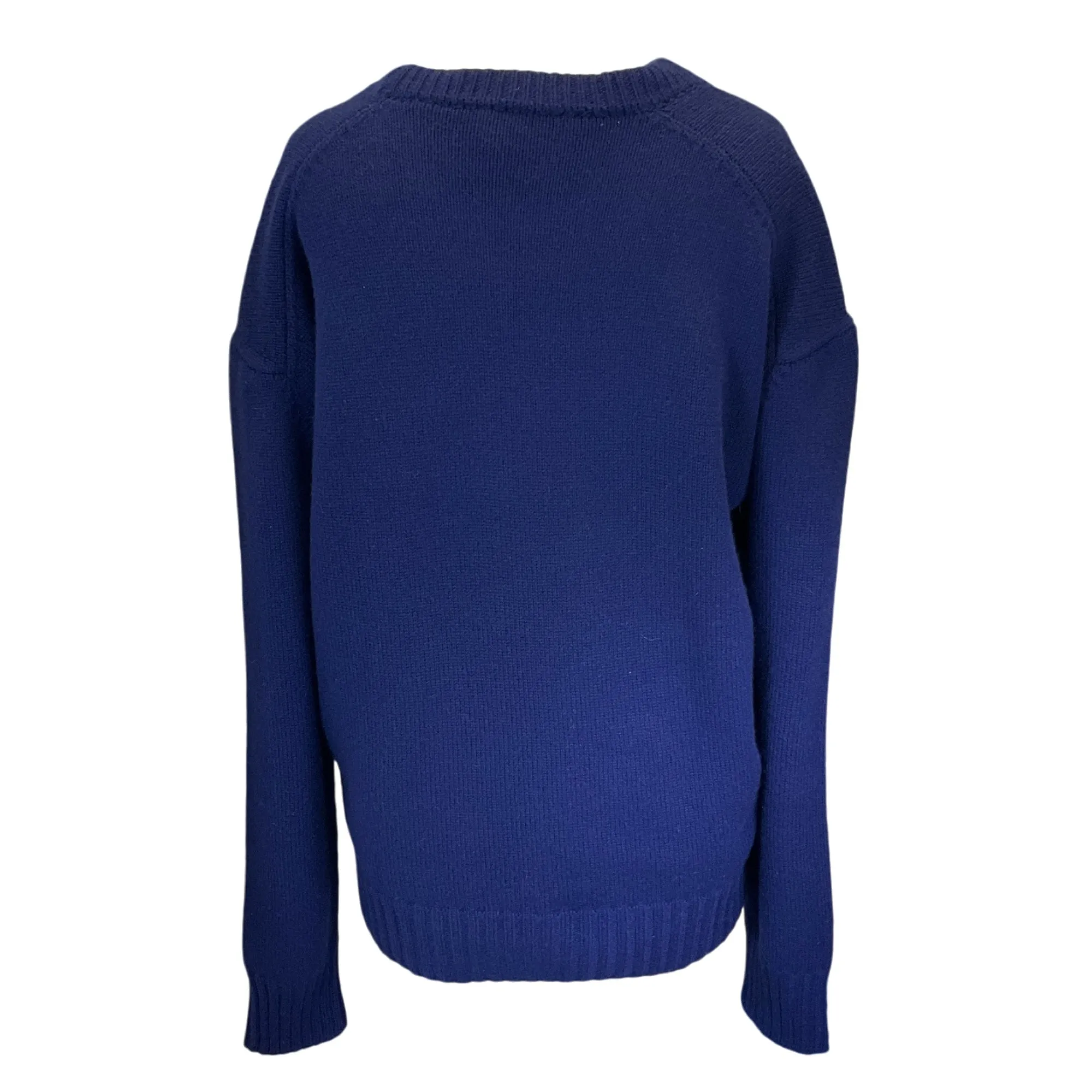 Lanvin Majorelle Blue Crewneck Cashmere Jumper