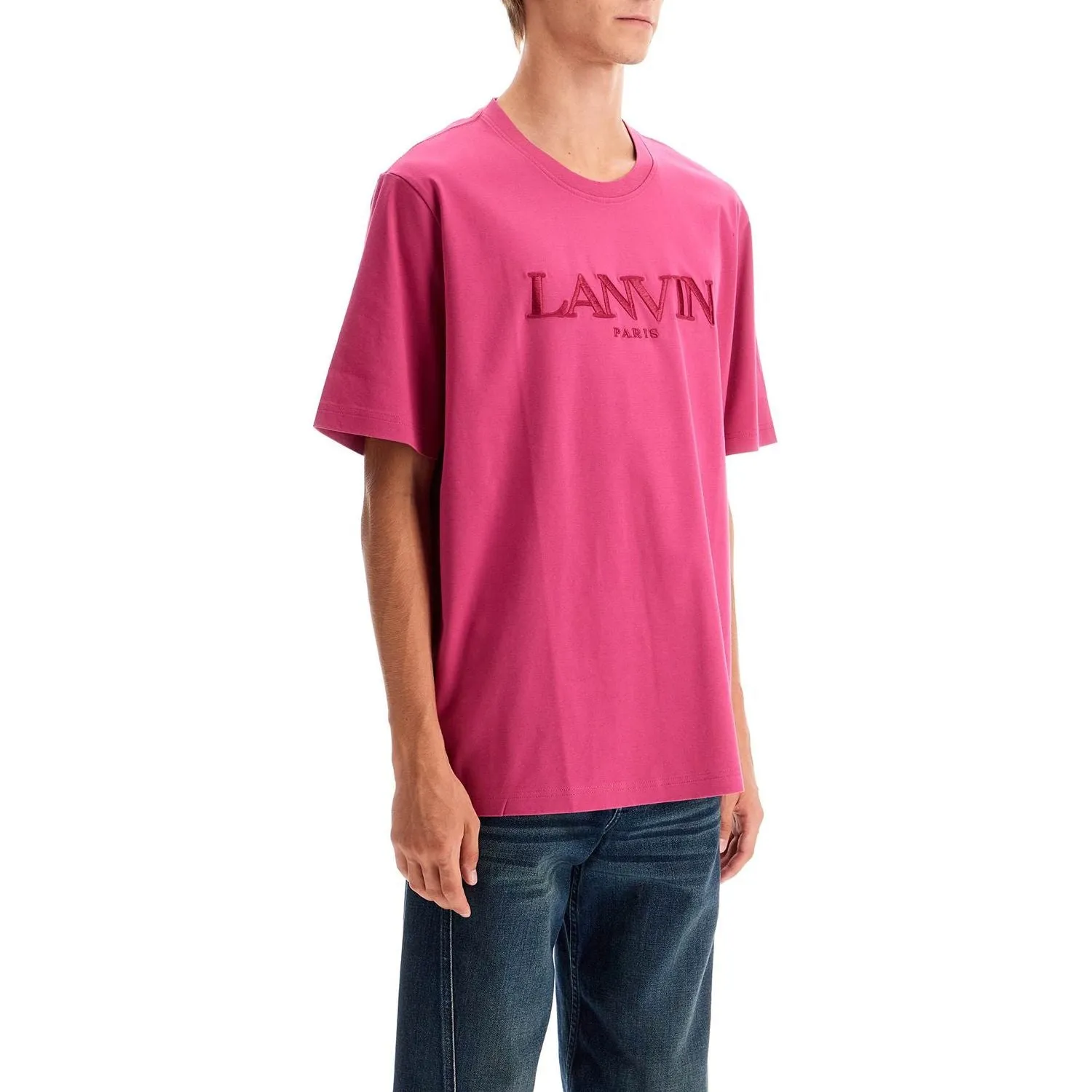 Lanvin t-shirt with embroidered logo design