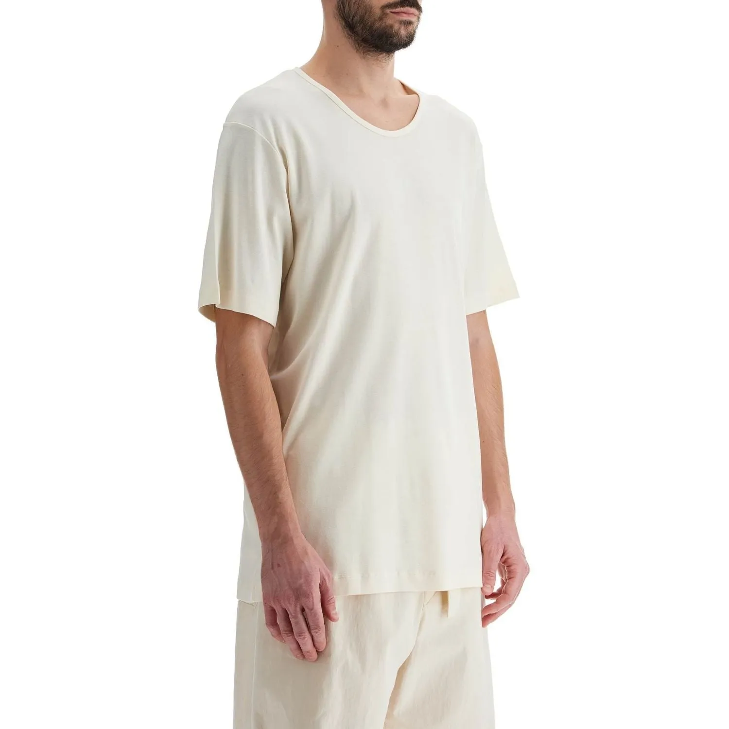 Lemaire t-shirt with wide round neck