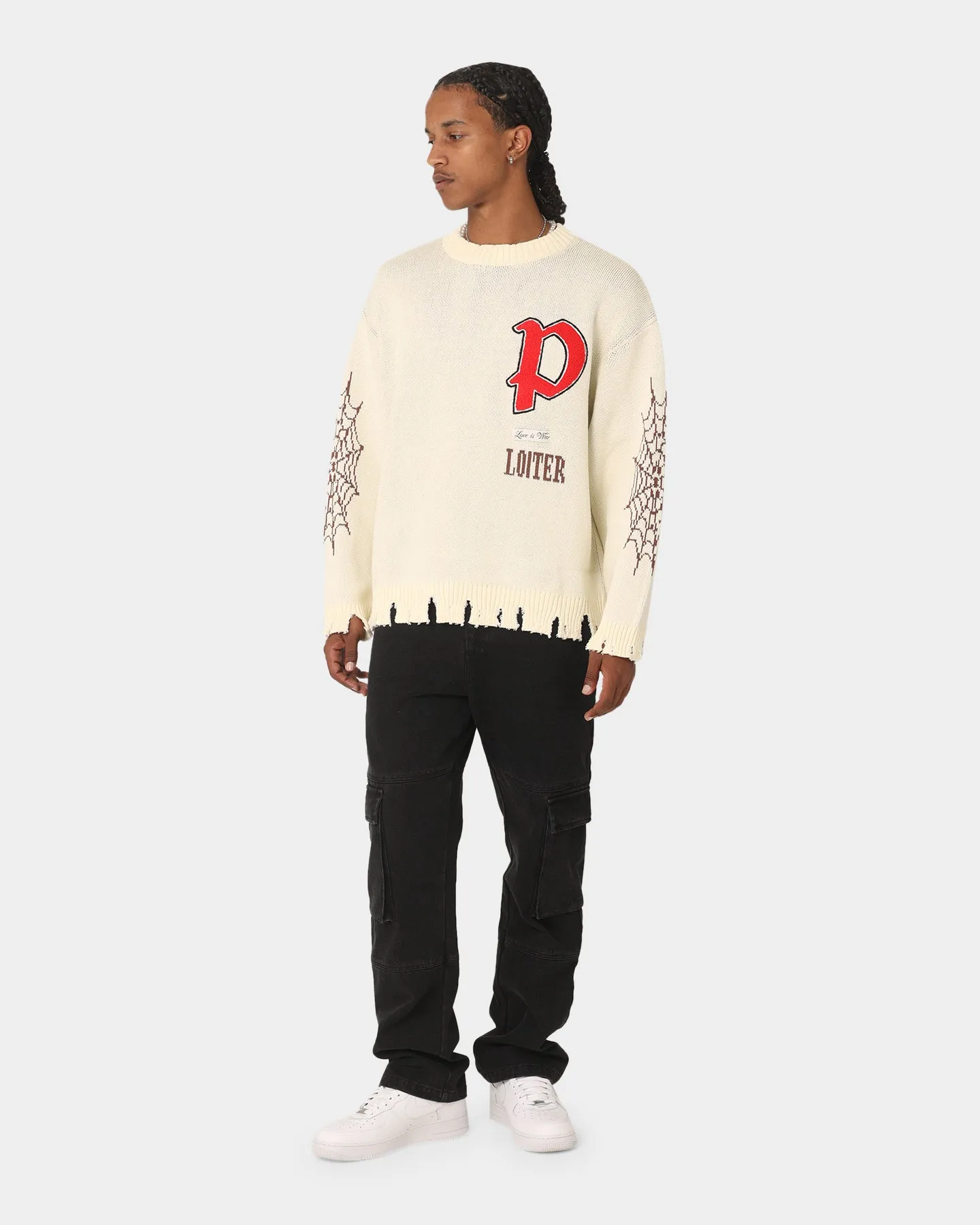 Loiter Paradise Knit Sweater Stone