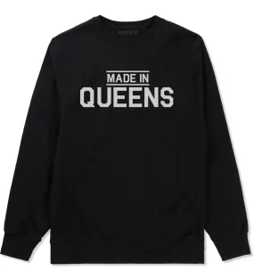 Made In Queens NY Mens Crewneck Sweatshirt