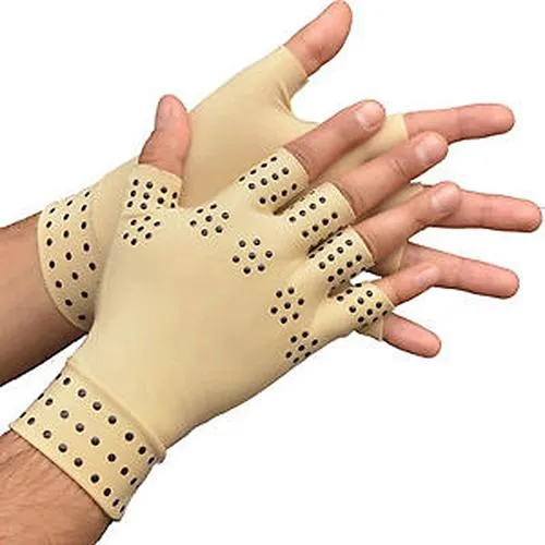 Magnetic Therapy Fingerless Gloves