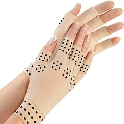 Magnetic Therapy Fingerless Gloves