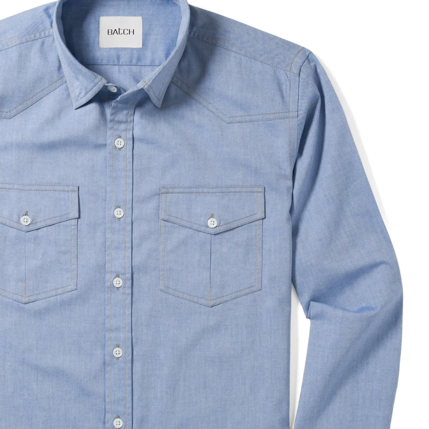 Maker Shirt – Classic Blue Cotton Oxford