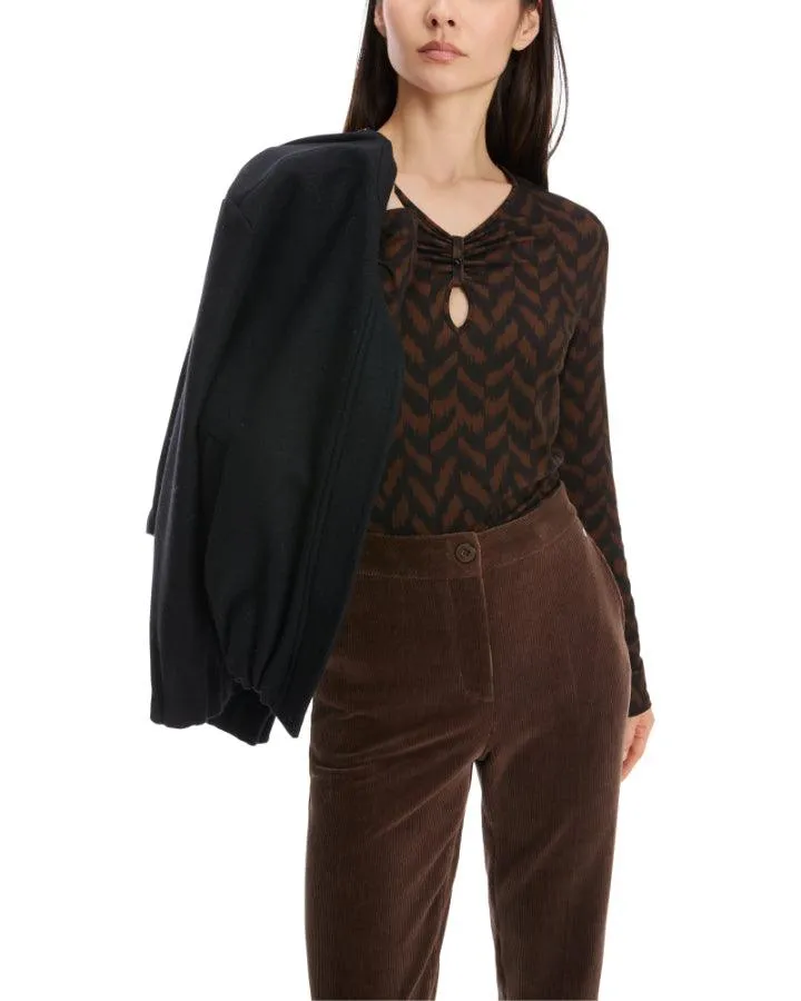 Marc Cain Herringbone Pattern Top