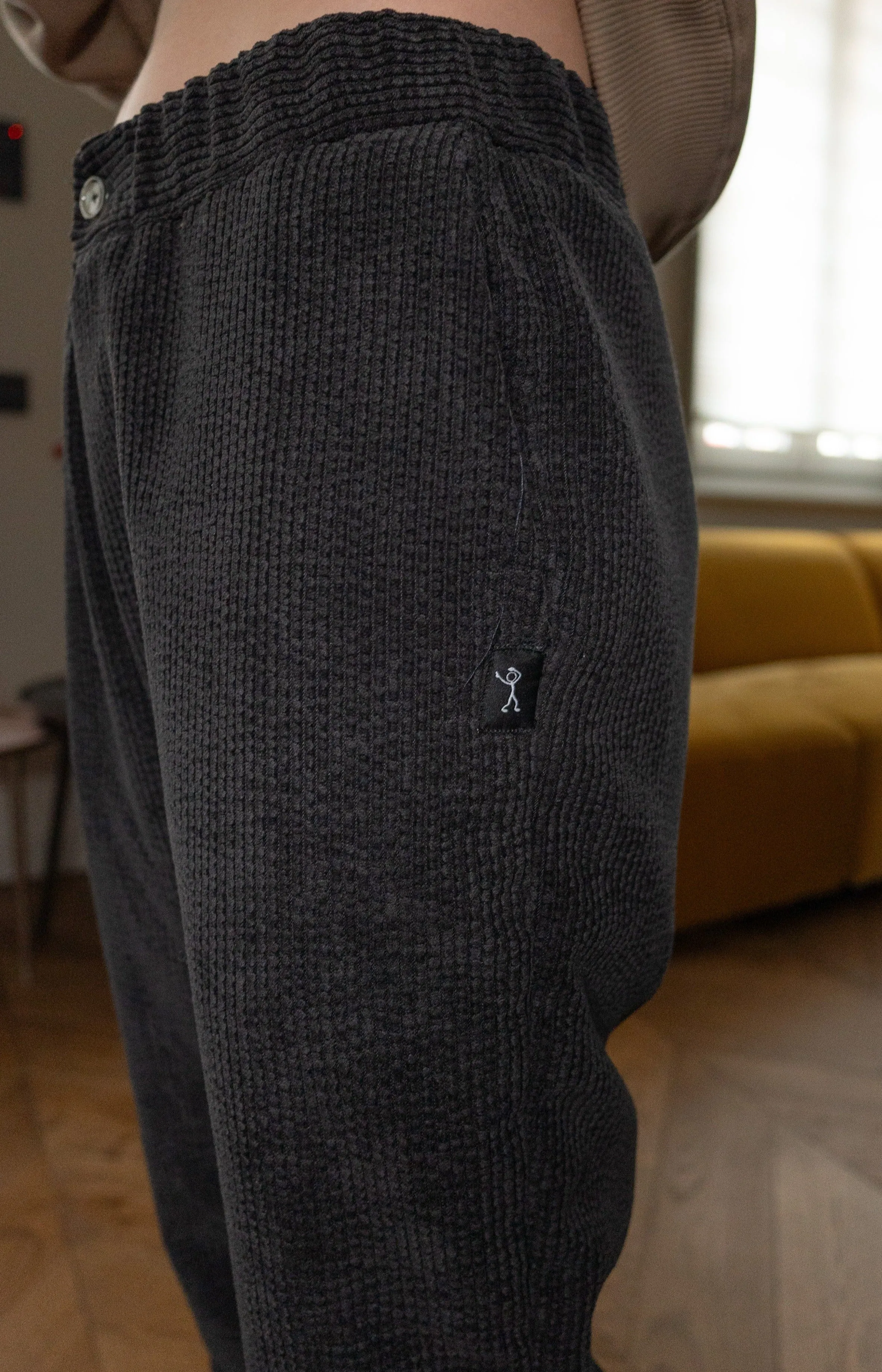 Men's Black Corduroy Pants