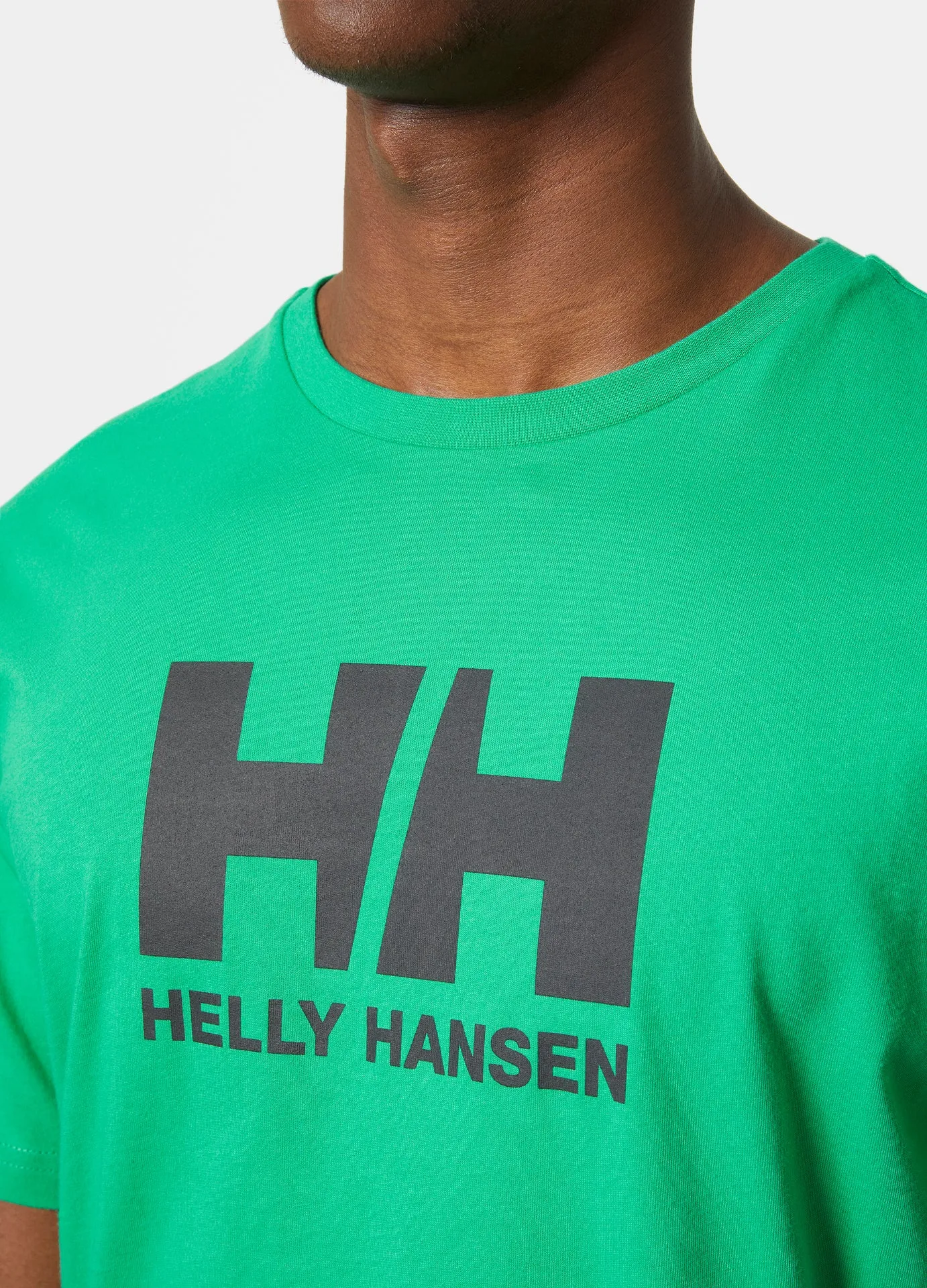 MEN'S HH LOGO T-SHIRT - BRIGHT GREEN