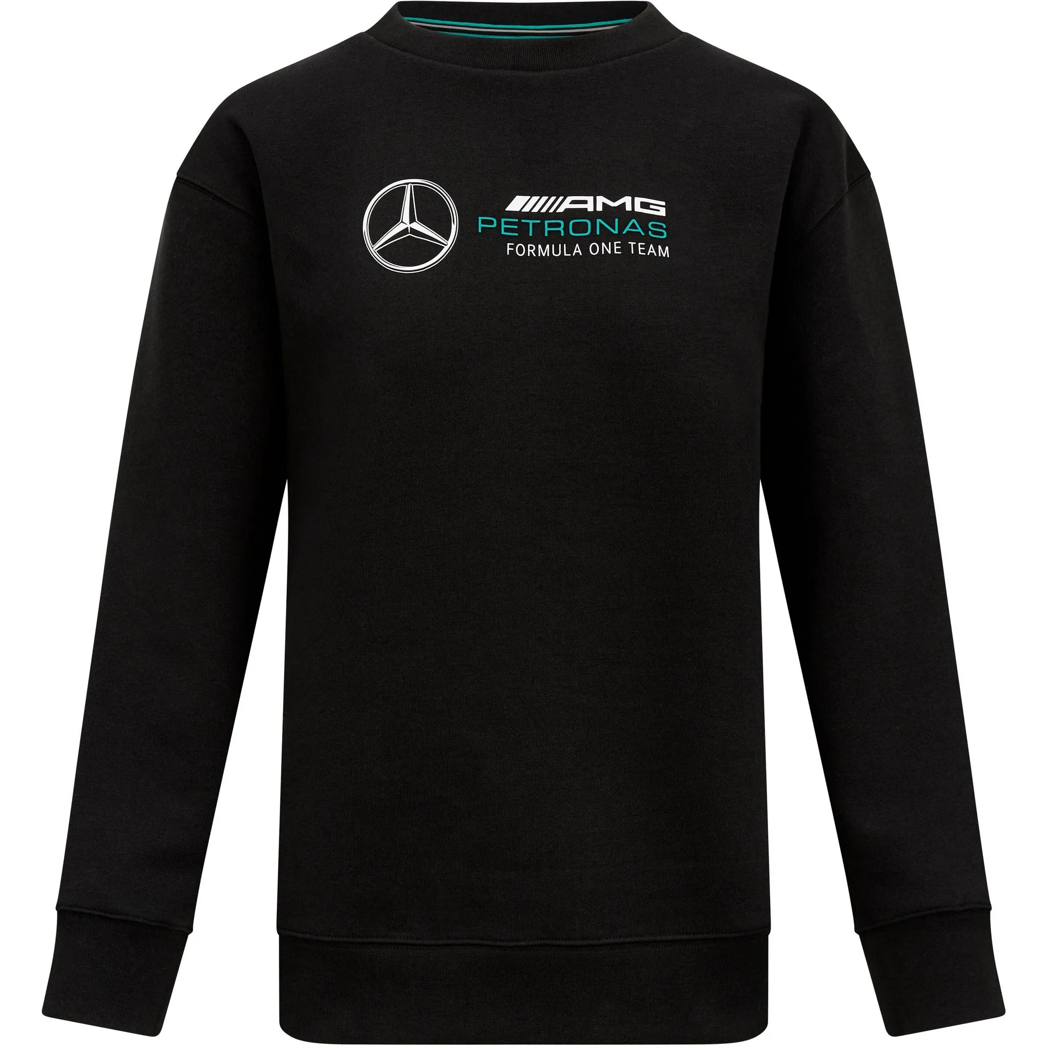 Mercedes AMG Petronas F1 Women's Crew Logo Sweatshirt
