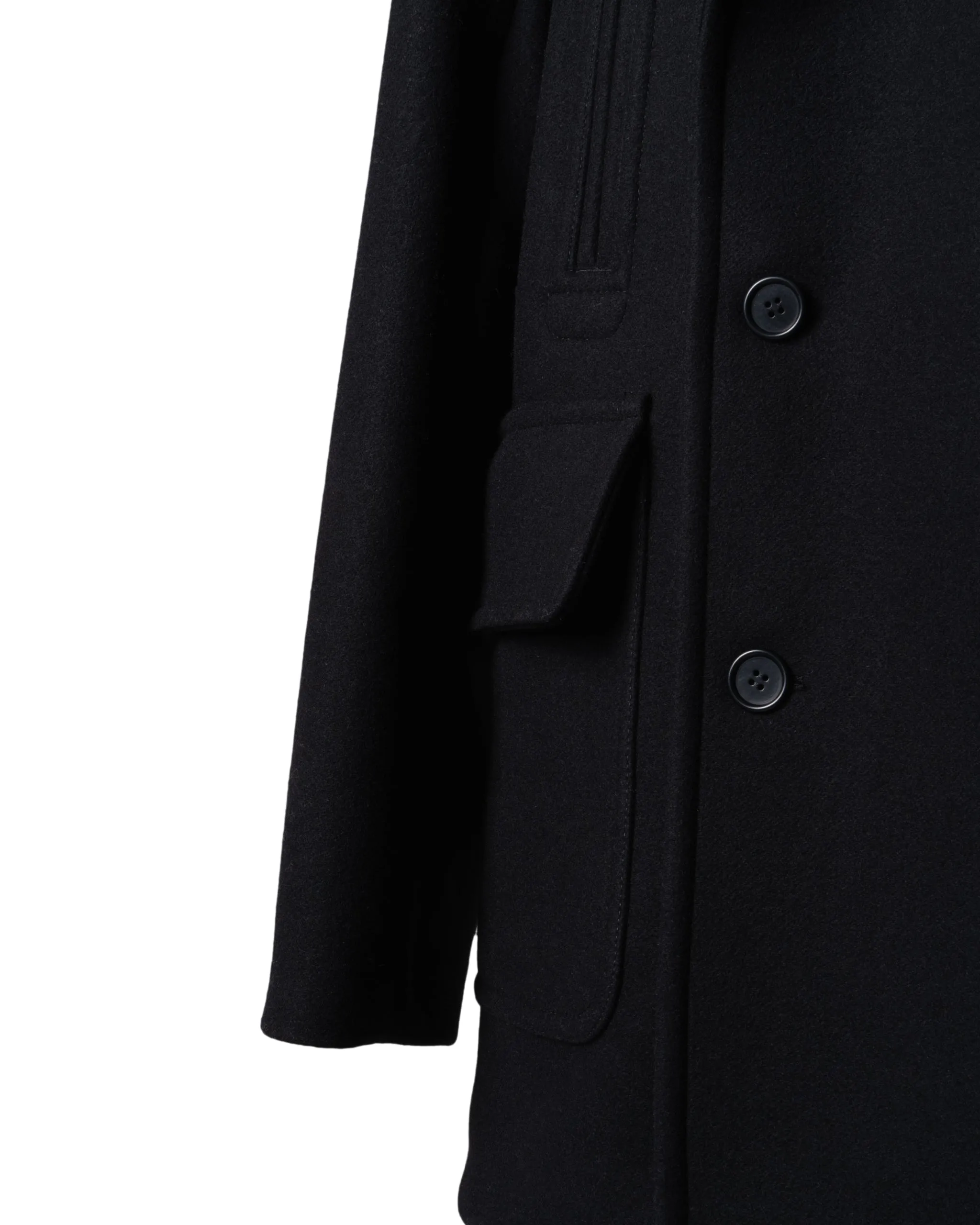 META CAMPANIA COLLECTIVE | BOILED WOOL PEACOAT JACKET