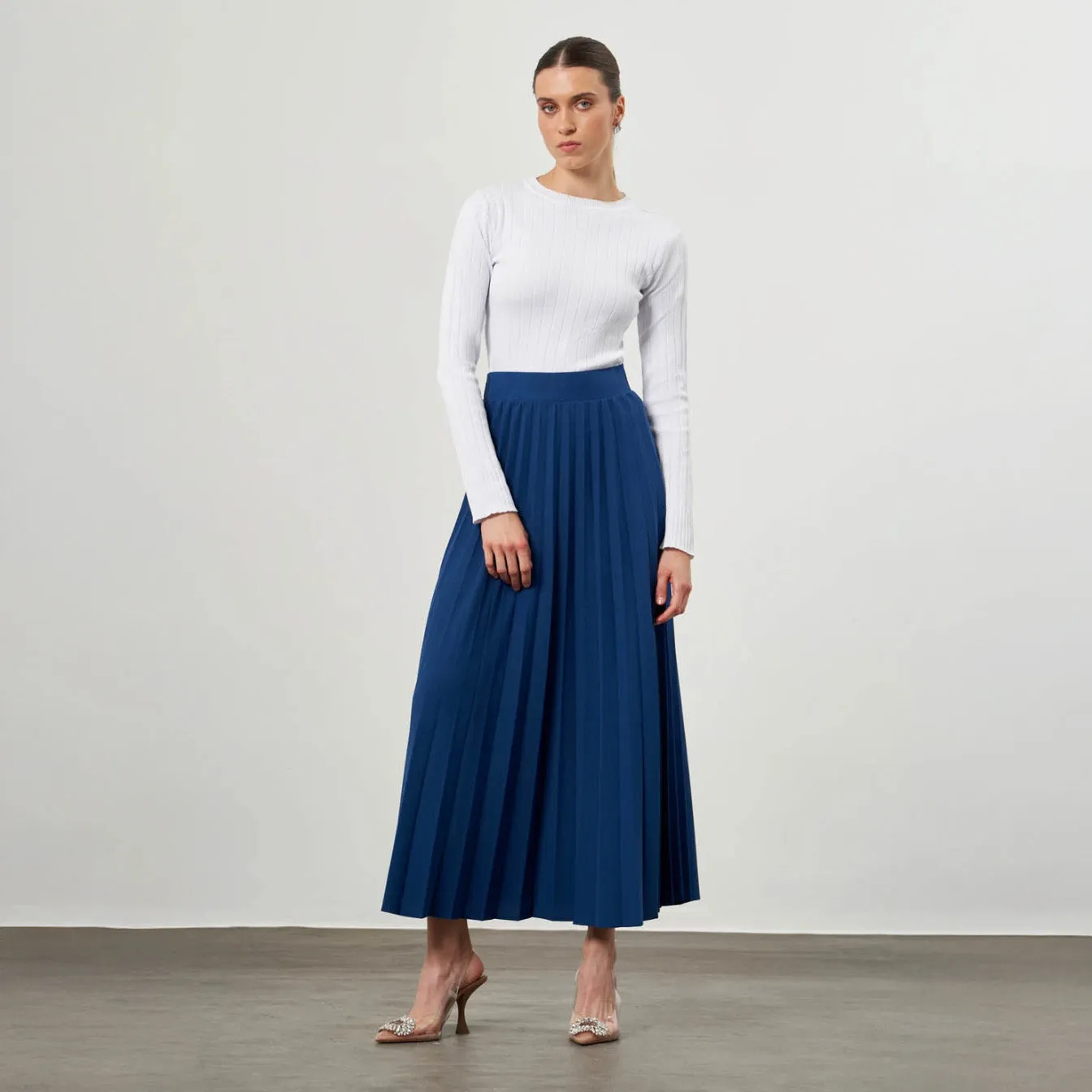 Mizalle Skirt Indigo - Skirt