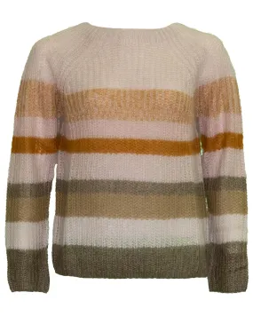 Mohair Stripe Pullover