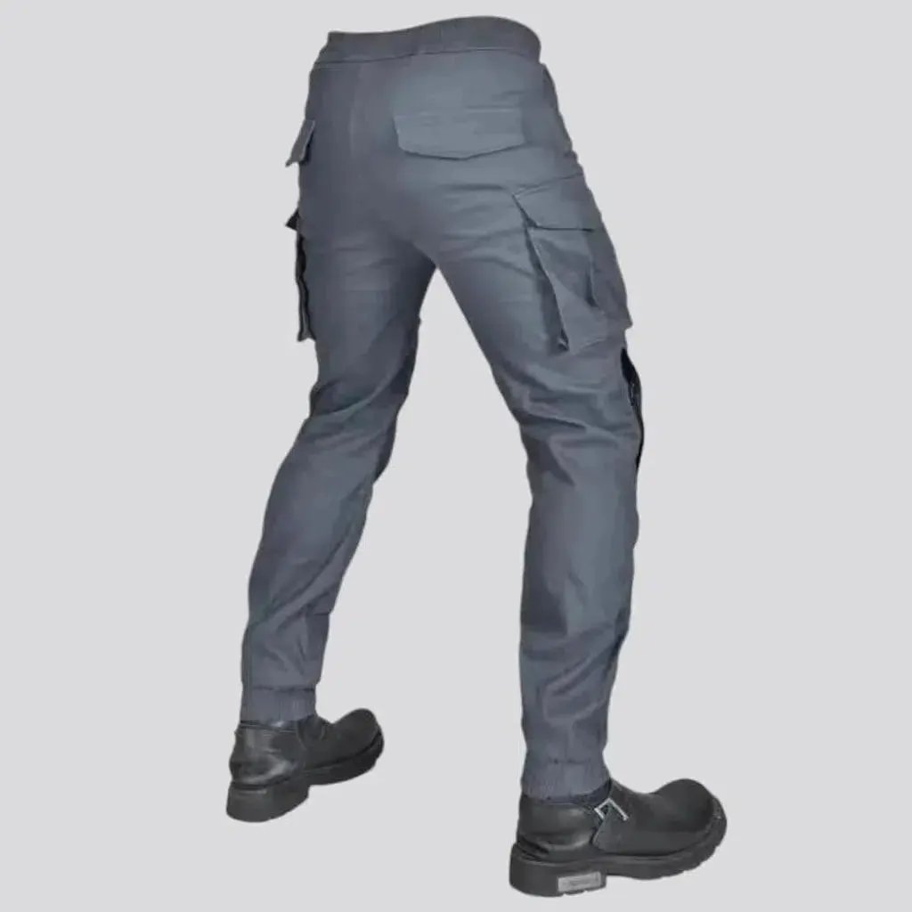 Monochrome men's biker jeans