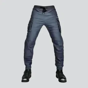 Monochrome men's biker jeans