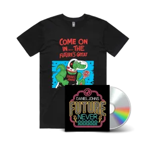 Neon Future Come on In Tee and CD Bundle