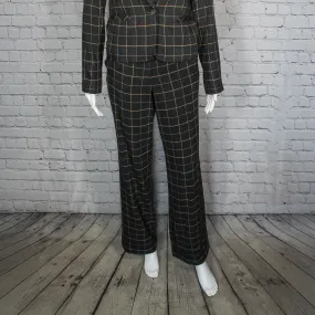 NEW! Juliette Pant in Black with Tan Windowpane Check by Drew